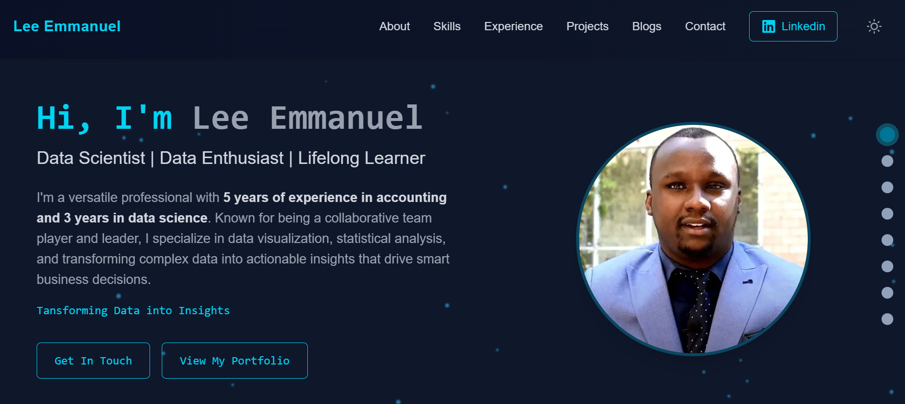 Noah Dave - Full Stack Web Developer